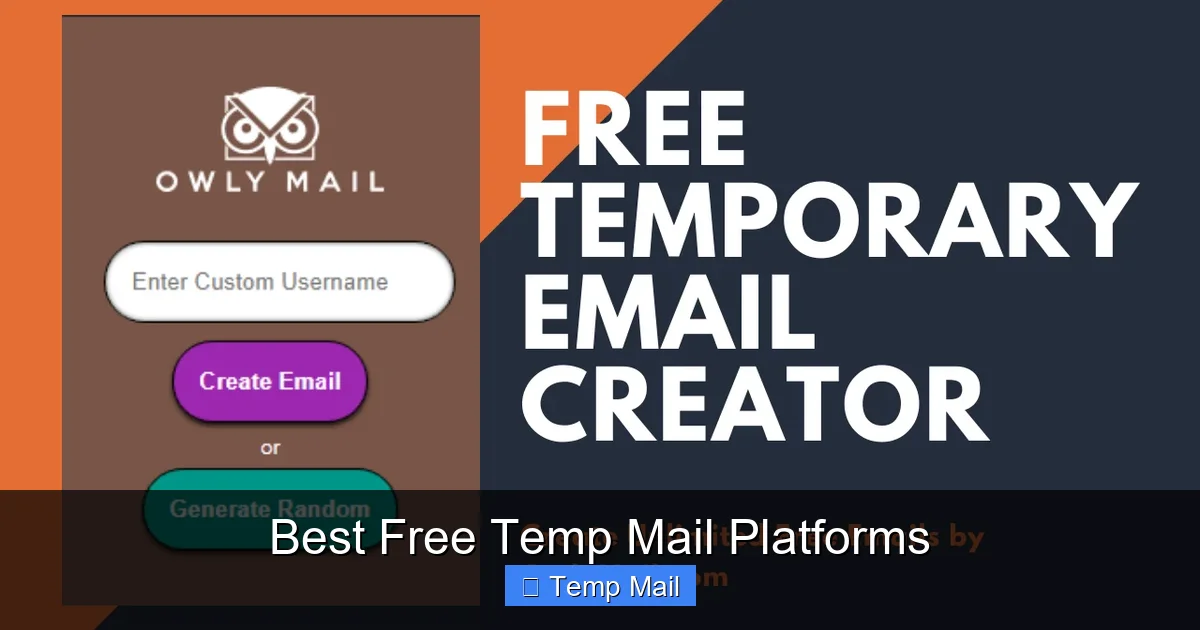 Best Free Temp Mail Platforms