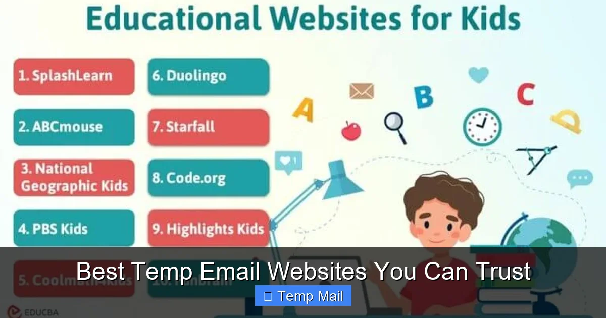 Best Temp Email Websites You Can Trust