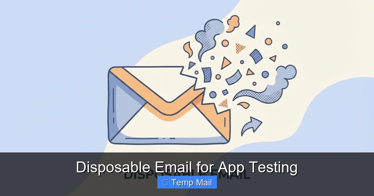 Disposable Email for App Testing