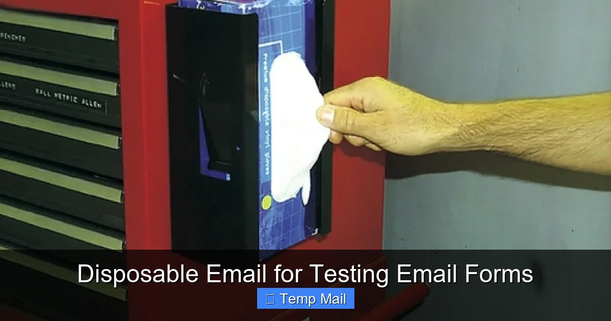 Disposable Email for Testing Email Forms