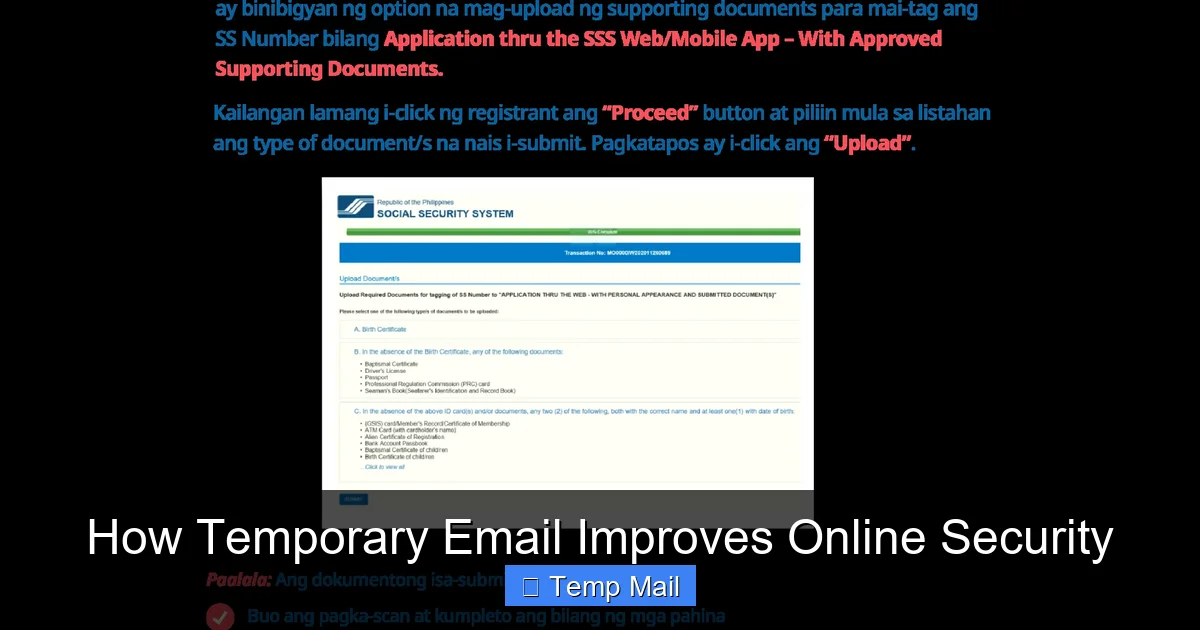 How Temporary Email Improves Online Security