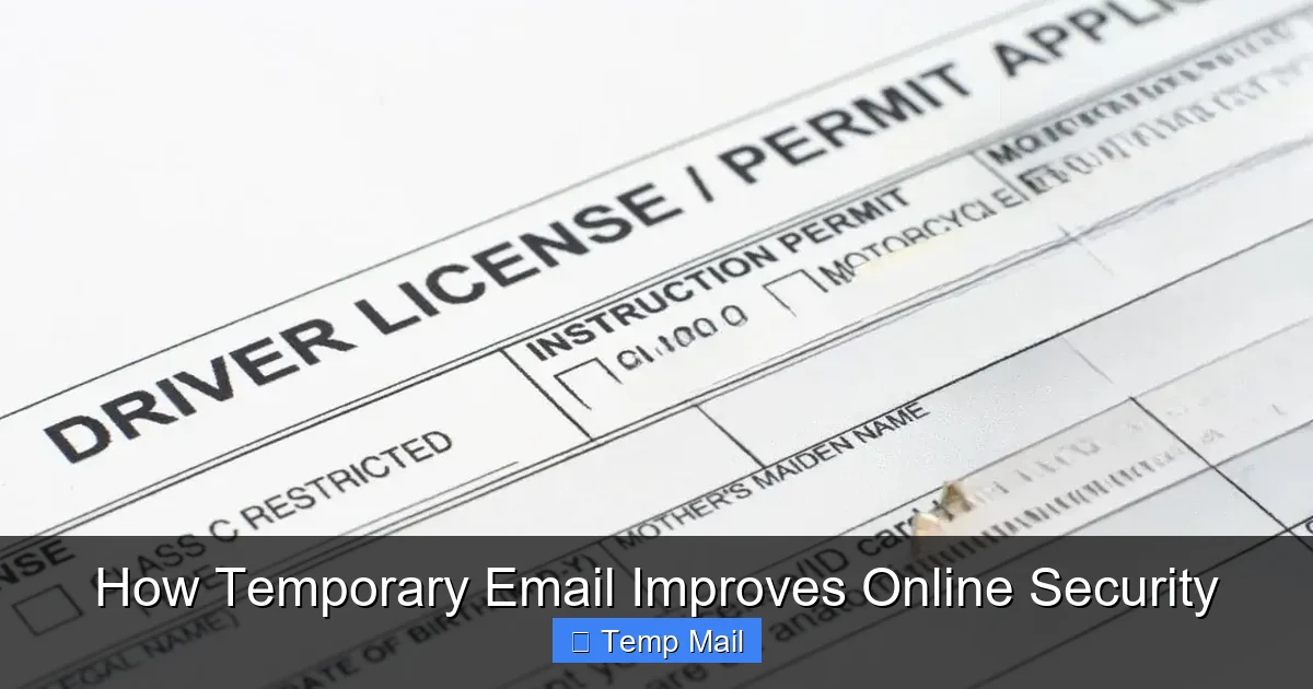 How Temporary Email Improves Online Security