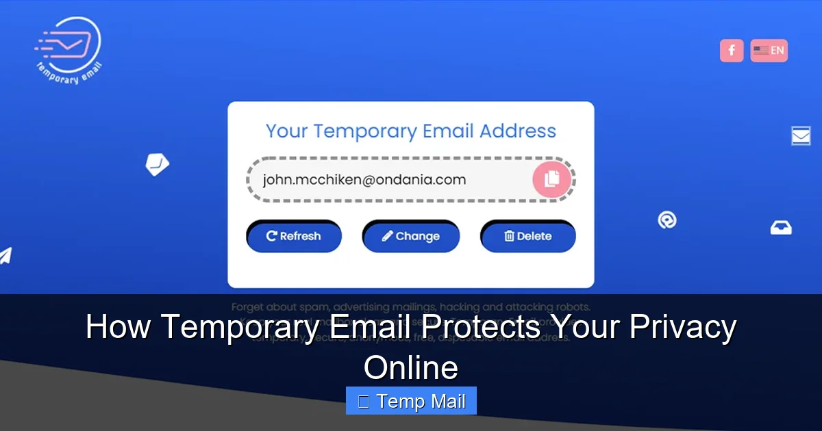 How Temporary Email Protects Your Privacy Online