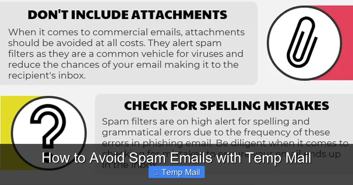 How to Avoid Spam Emails with Temp Mail