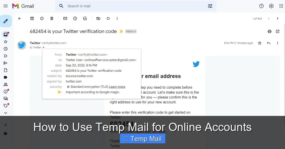 How to Use Temp Mail for Online Accounts