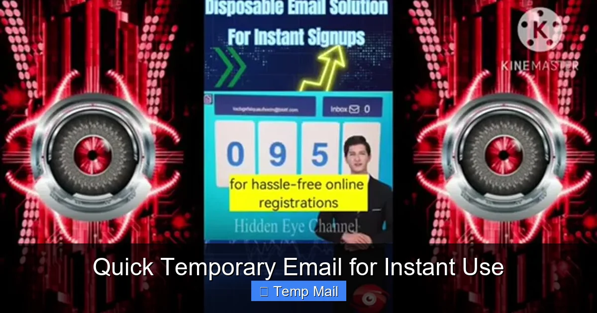 Quick Temporary Email for Instant Use