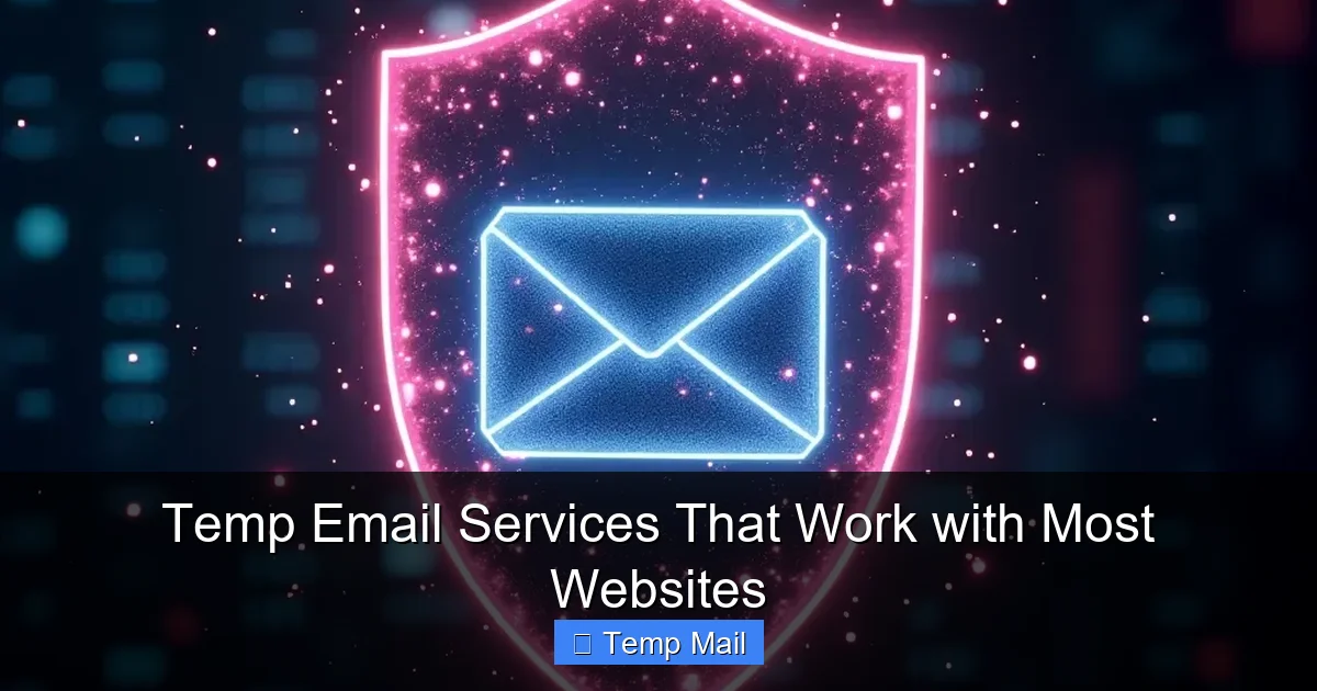 Temp Email Services That Work with Most Websites