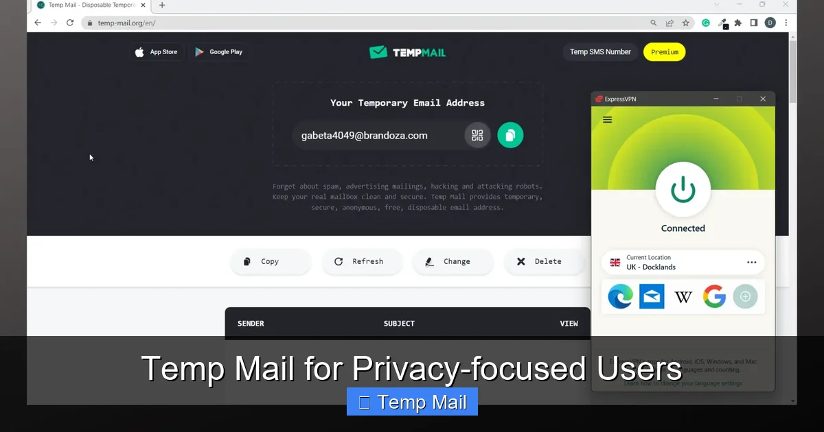 Temp Mail for Privacy-focused Users