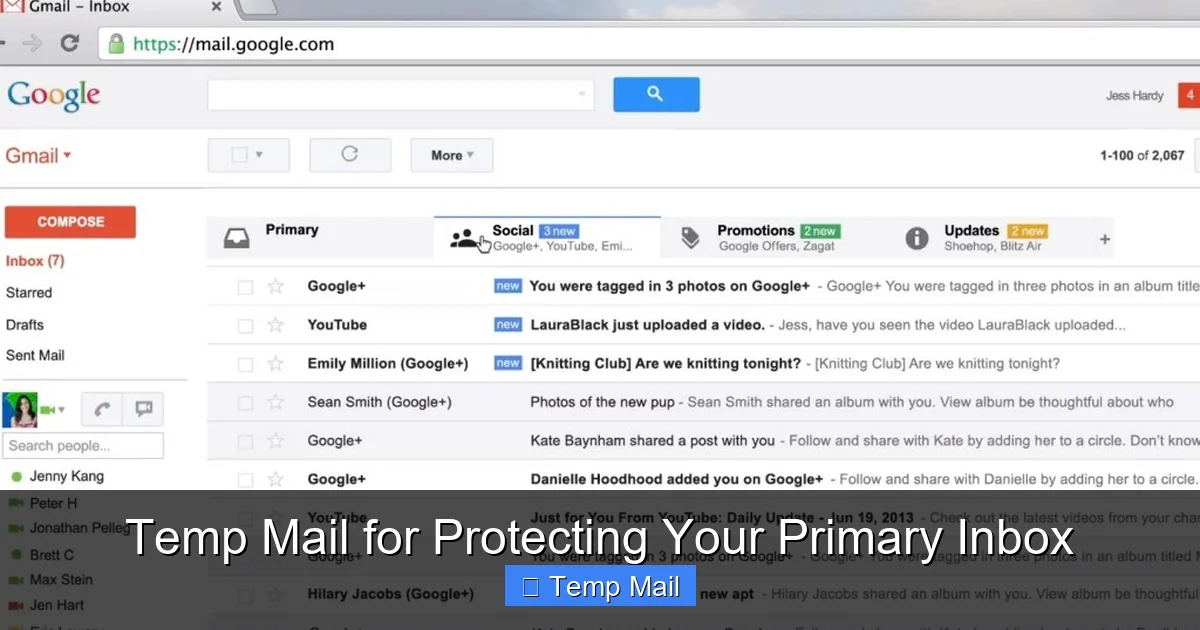 Temp Mail for Protecting Your Primary Inbox