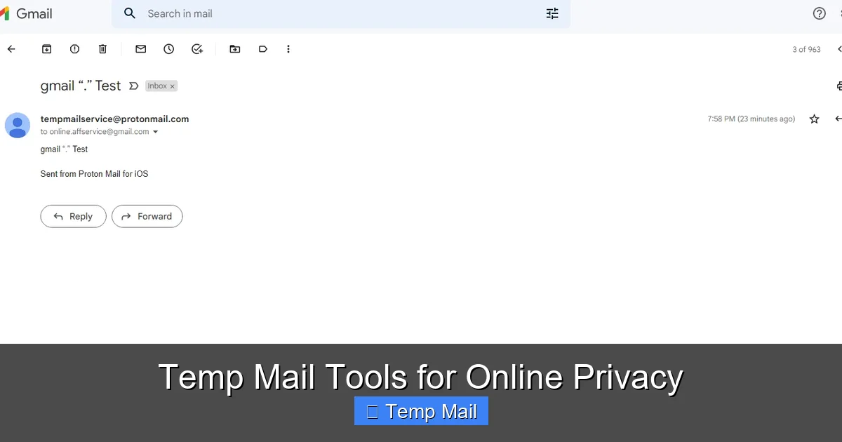 Temp Mail Tools for Online Privacy