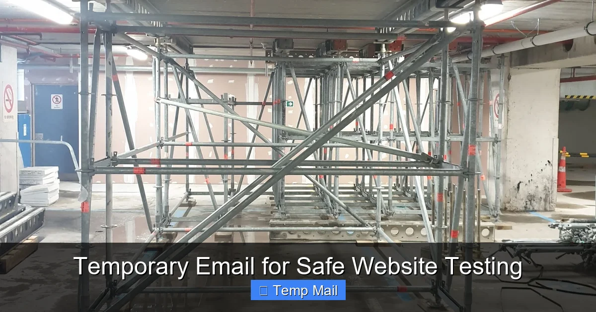 Temporary Email for Safe Website Testing