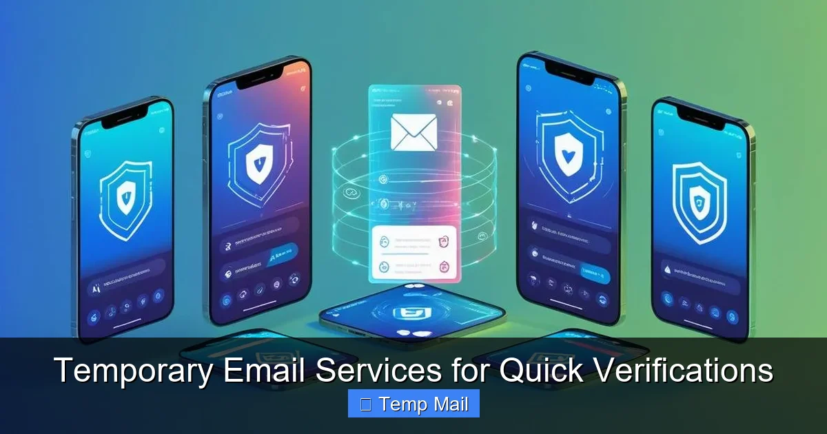Temporary Email Services for Quick Verifications