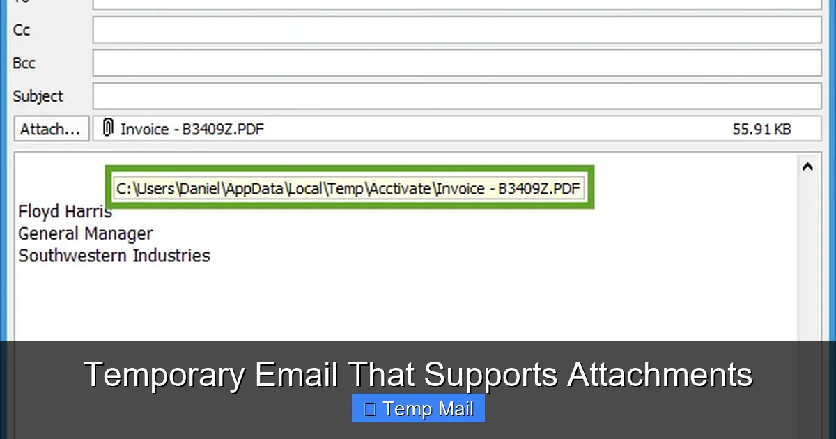 Temporary Email That Supports Attachments