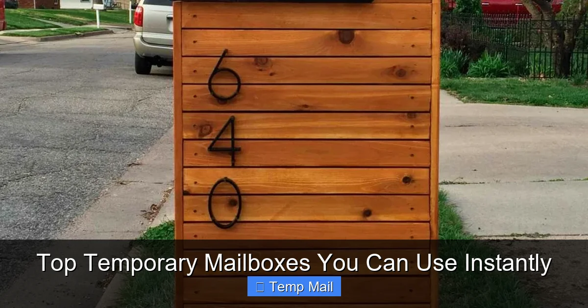 Top Temporary Mailboxes You Can Use Instantly